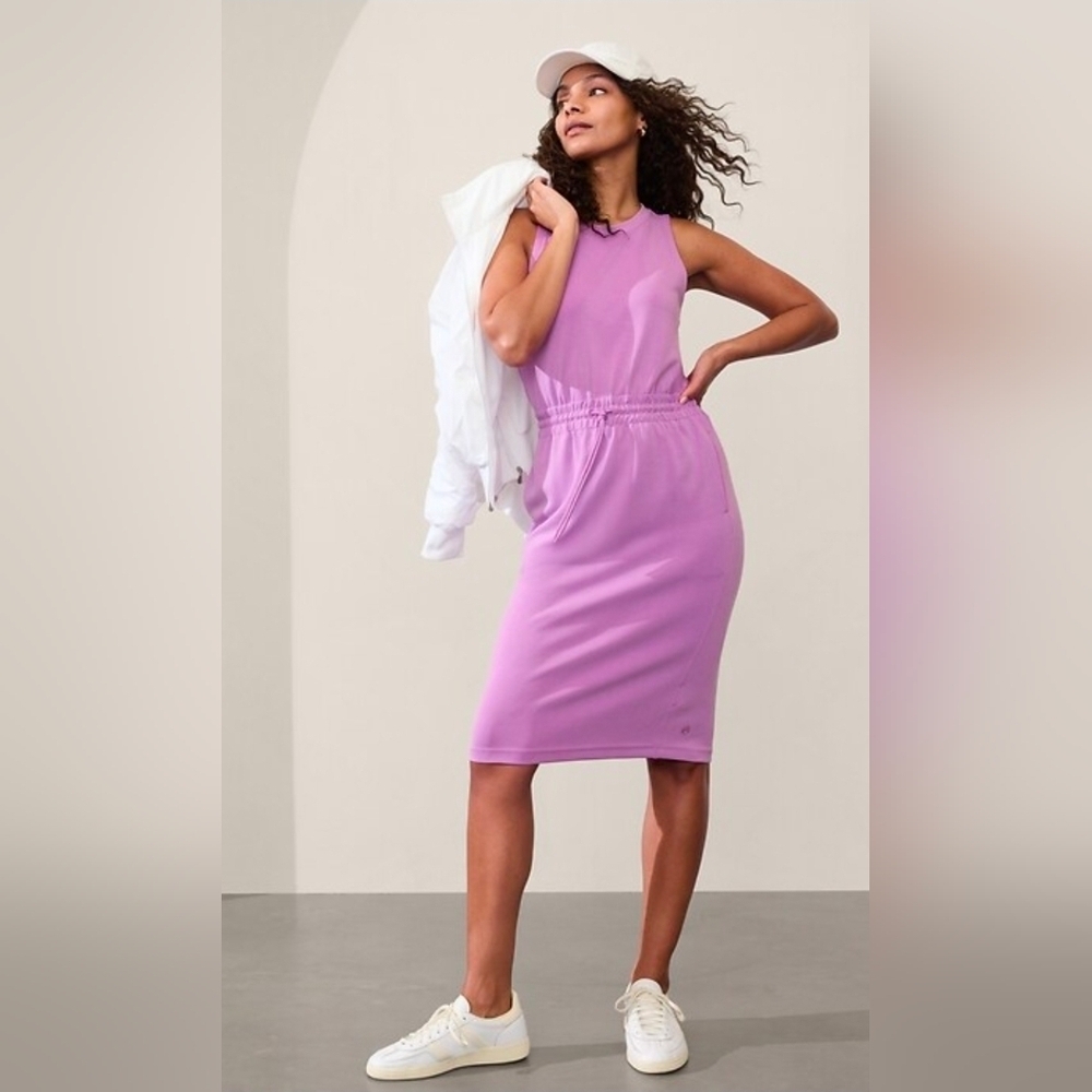 ATHLETA Seasoft Midi Dress SZ S